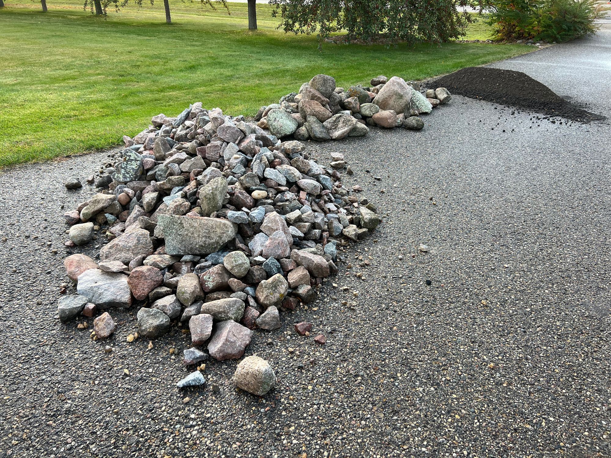 How to Extend a Landscape Bed using Rock Edging (Easy)